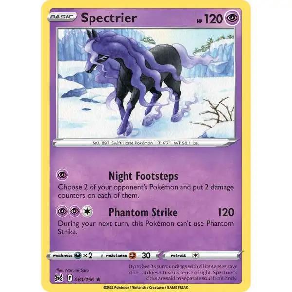 Lost Origin Spectrier [Holo] Pokémon card