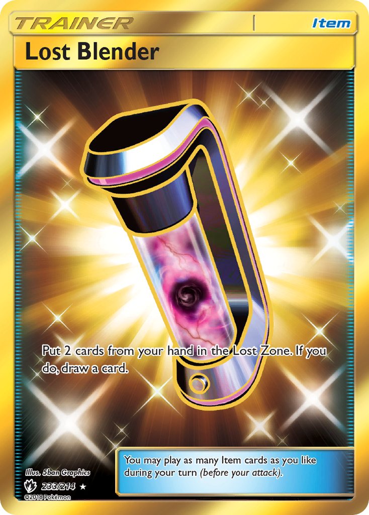Lost Thunder Lost Blender Pokémon card