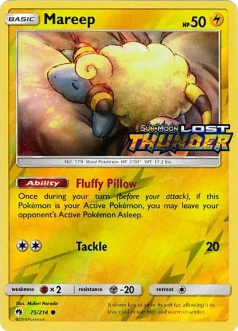 Lost Thunder Mareep [Stamped] Pokémon card