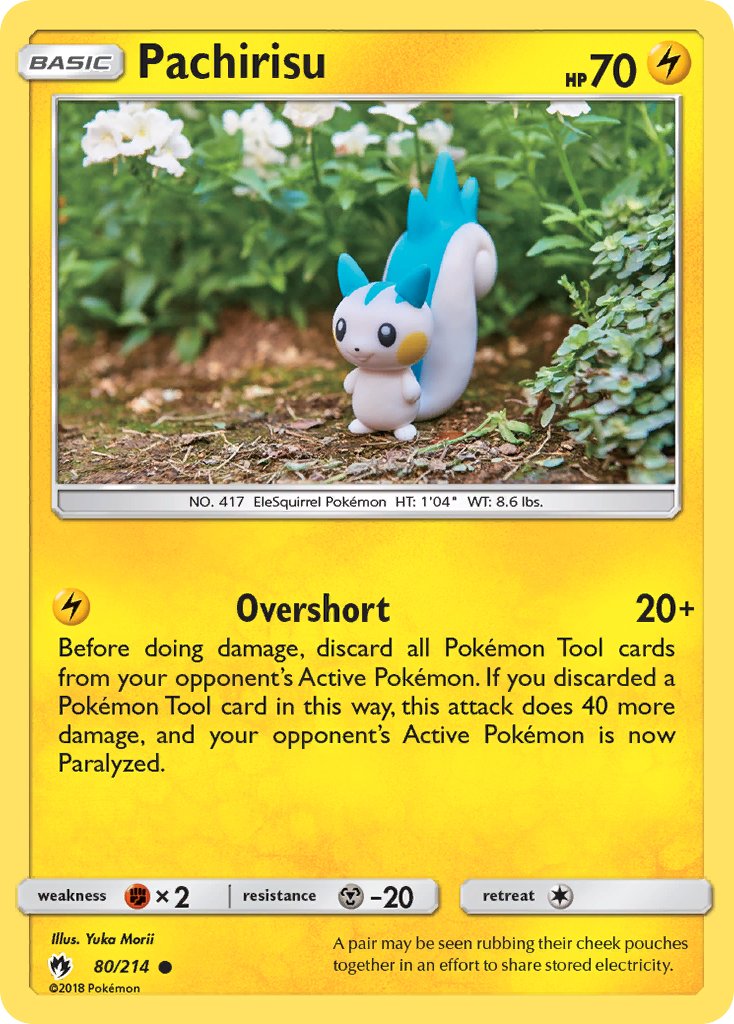 Lost Thunder Pachirisu Pokémon card