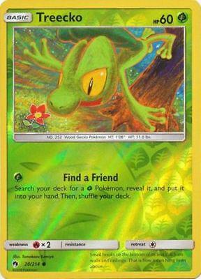 Lost Thunder Treecko [Reverse Holo] Pokémon card