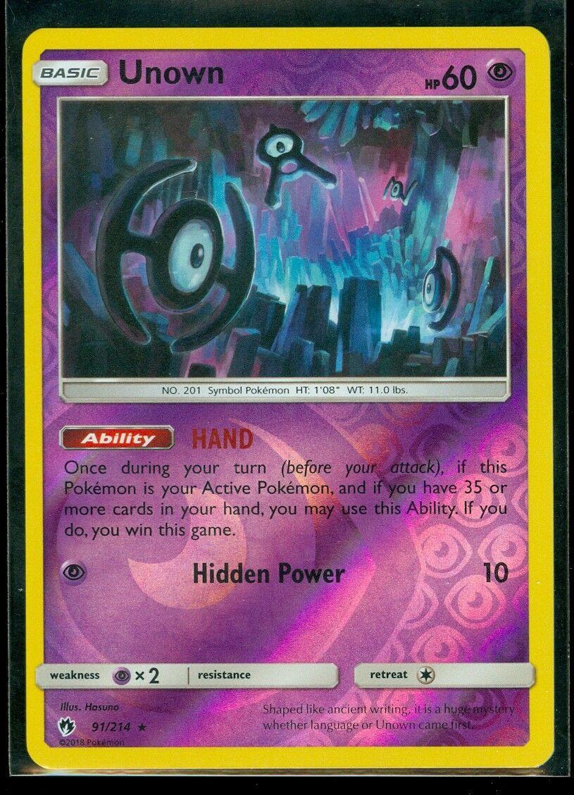 Unown [Reverse Holo]