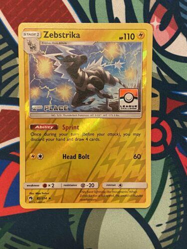 Lost Thunder Zebstrika [2nd-Place-League] Pokémon card