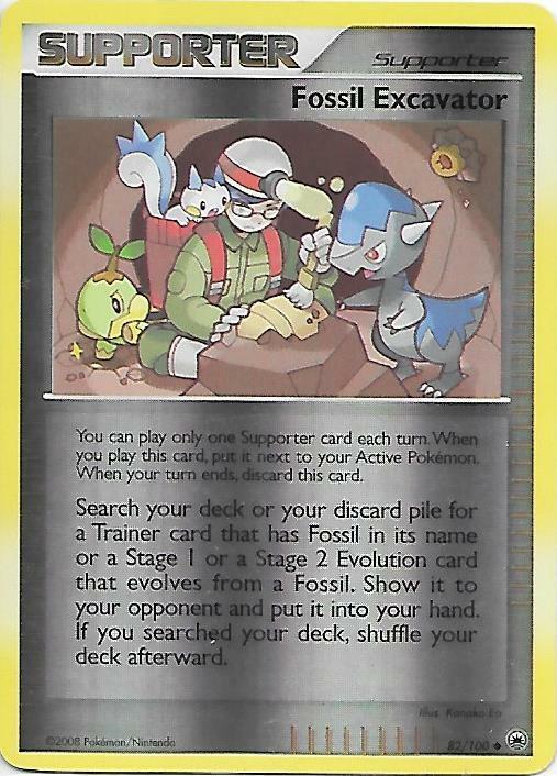 Fossil Excavator [Reverse Holo]