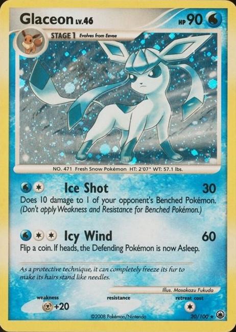 Majestic Dawn Glaceon [Cosmos-Holo] Pokémon card