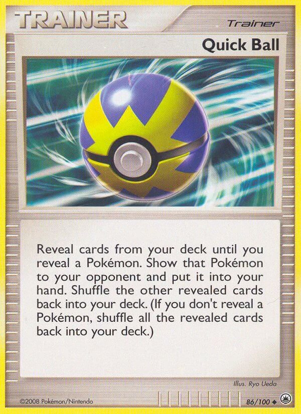 Majestic Dawn Quick Ball Pokémon card