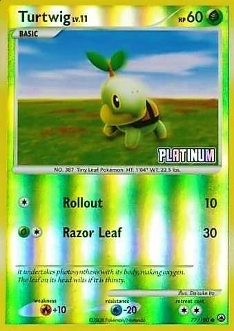 Majestic Dawn Turtwig [Stamped] Pokémon card