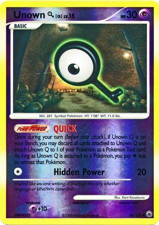 Unown Q [Reverse Holo]