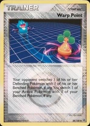 Majestic Dawn Warp Point [Crosshatch-Holo] Pokémon card