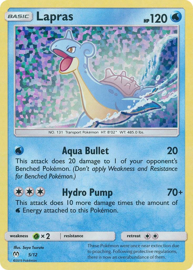 McDonalds 2019 Lapras Pokémon card