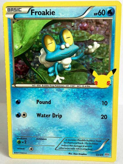 McDonalds 2021 Froakie [Holo] Pokémon card