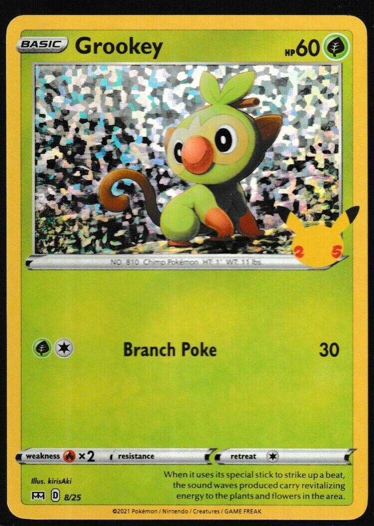 McDonalds 2021 Grookey [Holo] Pokémon card