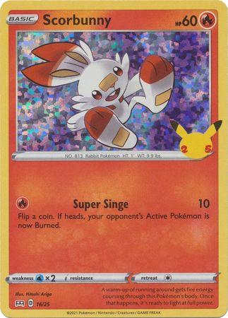 McDonalds 2021 Scorbunny [Holo] Pokémon card