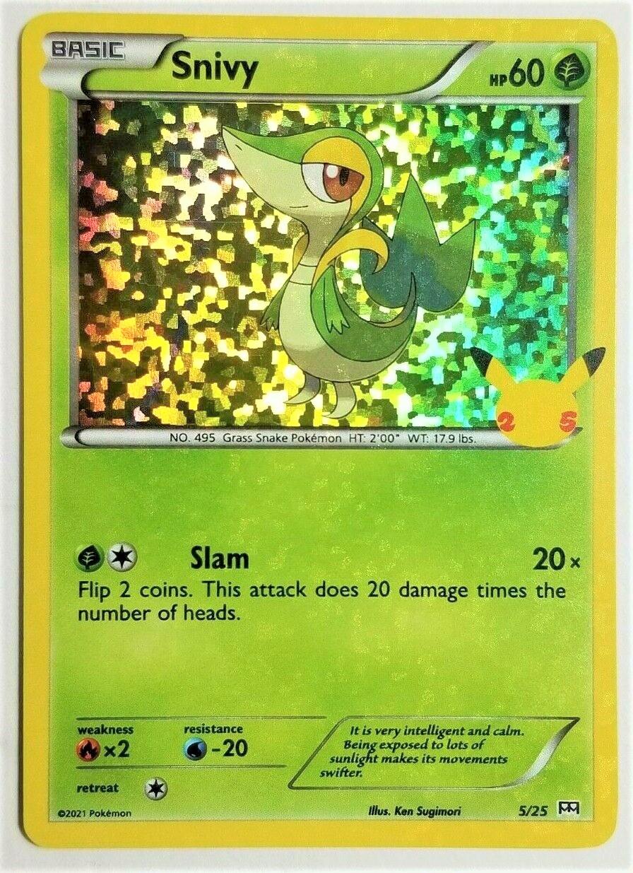 McDonalds 2021 Snivy [Holo] Pokémon card