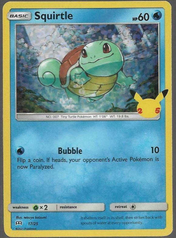 McDonalds 2021 Squirtle [Holo] Pokémon card