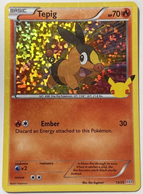 McDonalds 2021 Tepig [Holo] Pokémon card