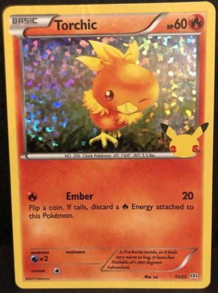 McDonalds 2021 Torchic [Holo] Pokémon card