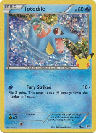 McDonalds 2021 Totodile [Holo] Pokémon card