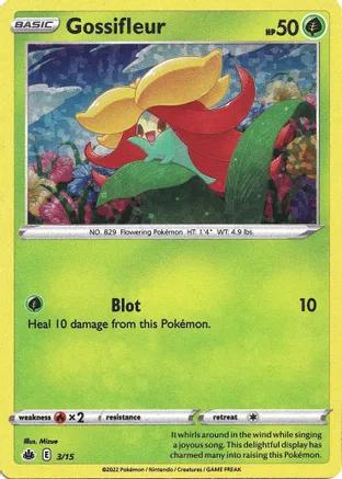 McDonalds 2022 Gossifleur [Holo] Pokémon card