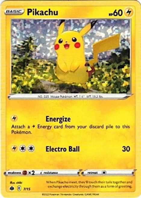 McDonalds 2022 Pikachu [Holo] Pokémon card