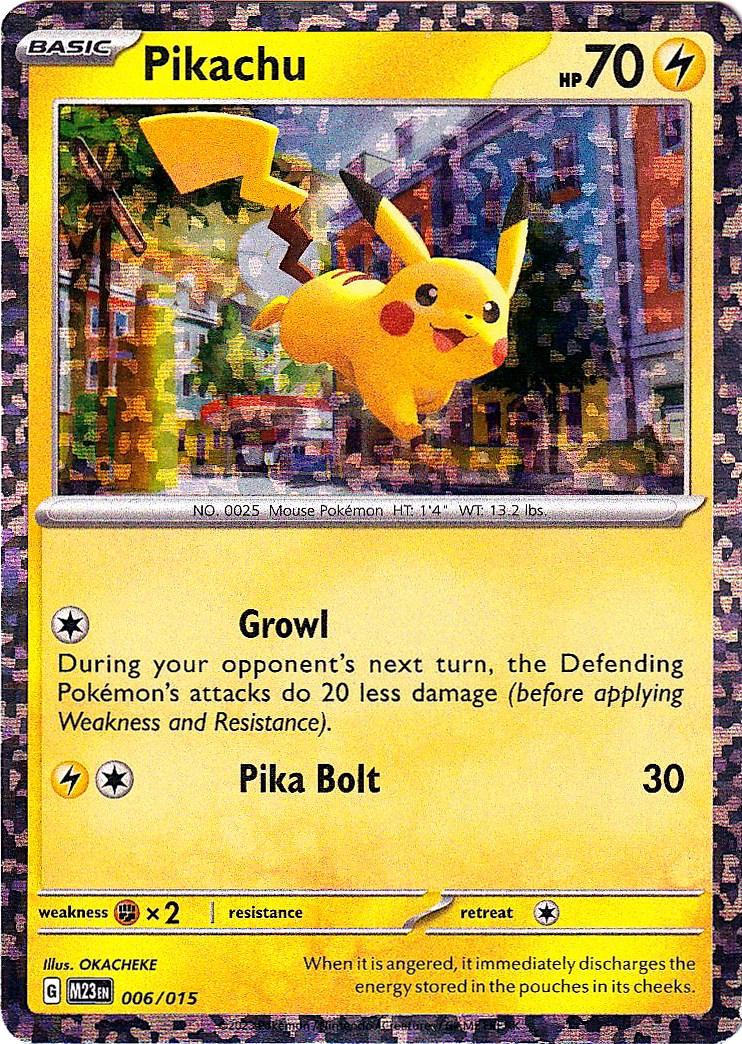McDonalds 2023 Pikachu [Holo] Pokémon card