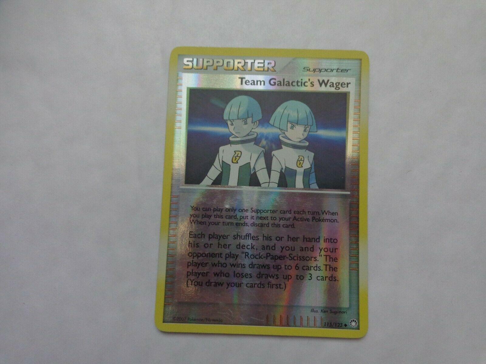 Team Galactic's Wager [Reverse Holo]
