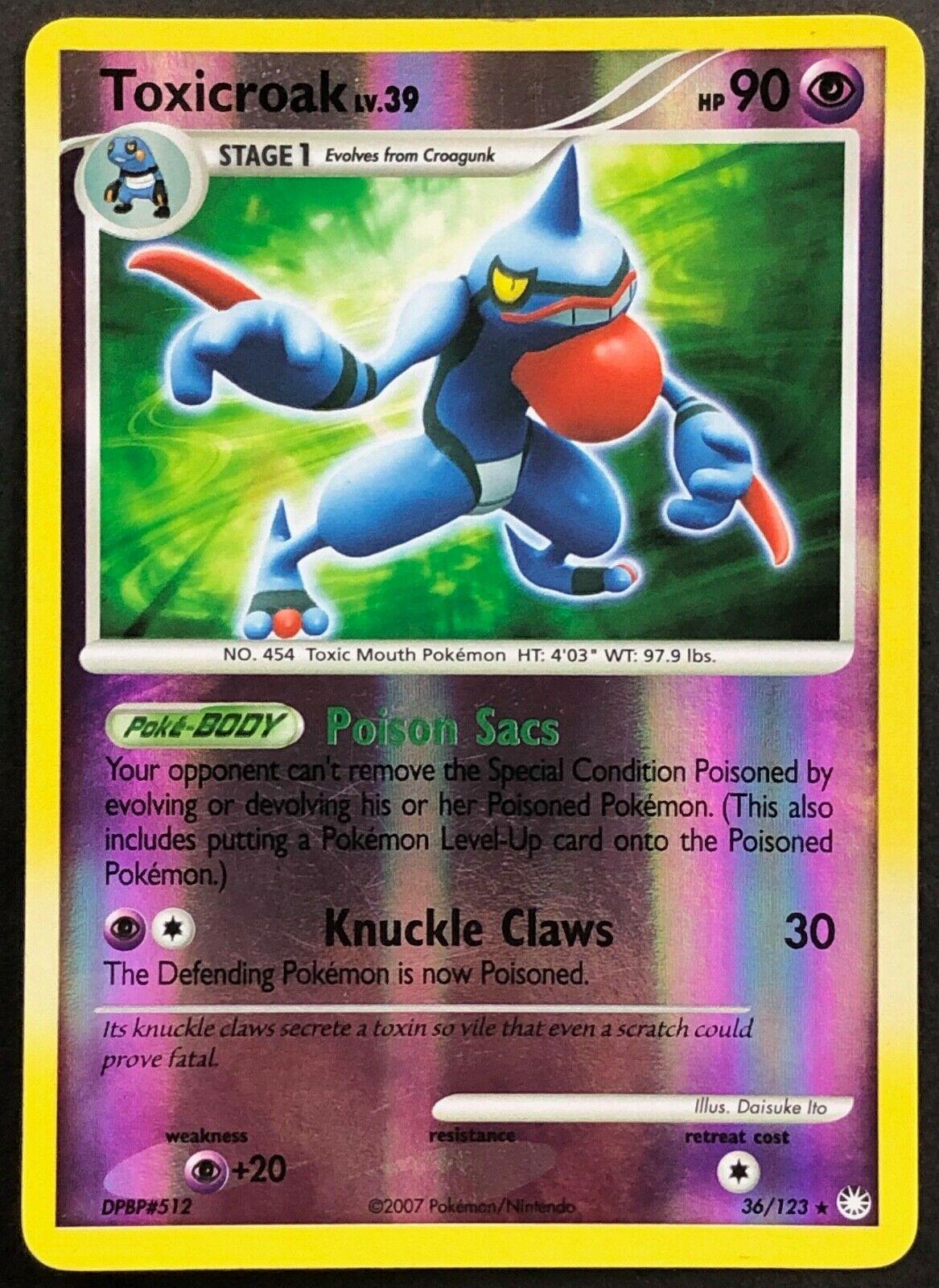 Toxicroak [Reverse Holo]