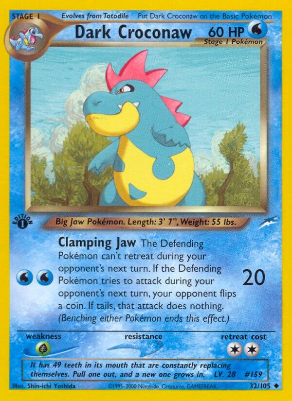Dark Croconaw [1st-Edition]