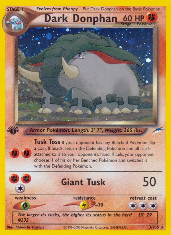 Neo Destiny [1st-Edition] Dark Donphan [1st-Edition] Pokémon card