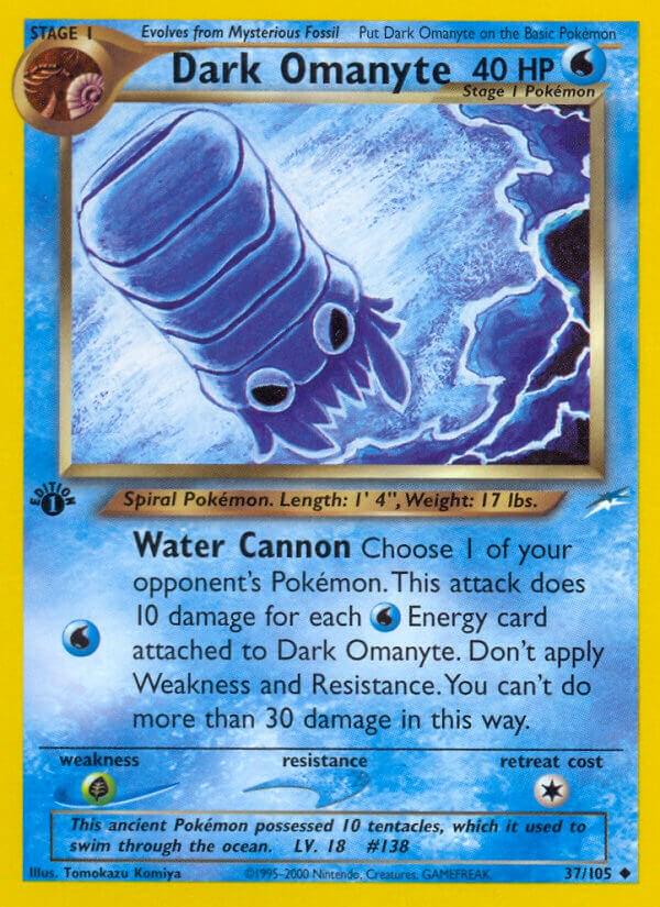 Dark Omanyte [1st-Edition]