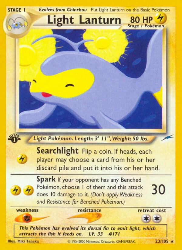 Neo Destiny [1st-Edition] Light Lanturn [1st-Edition] Pokémon card