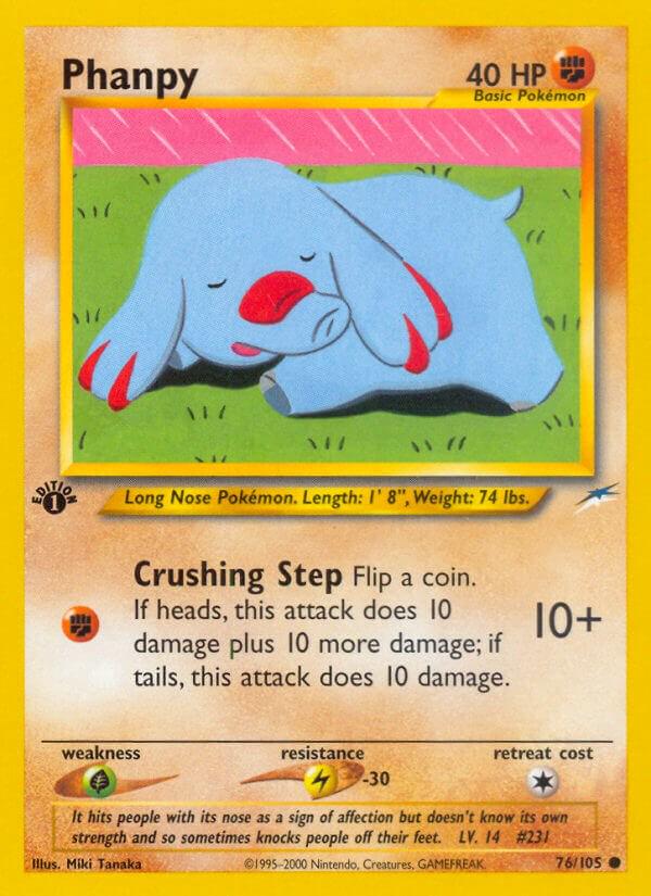 Neo Destiny [1st-Edition] Phanpy [1st-Edition] Pokémon card