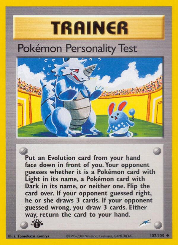 Pokemon Personality Test [1st-Edition]