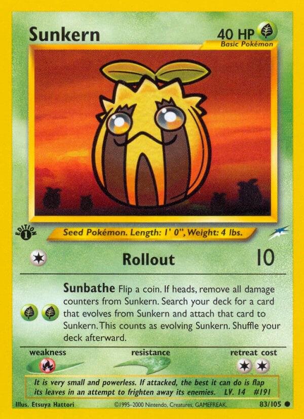 Neo Destiny [1st-Edition] Sunkern [1st-Edition] Pokémon card