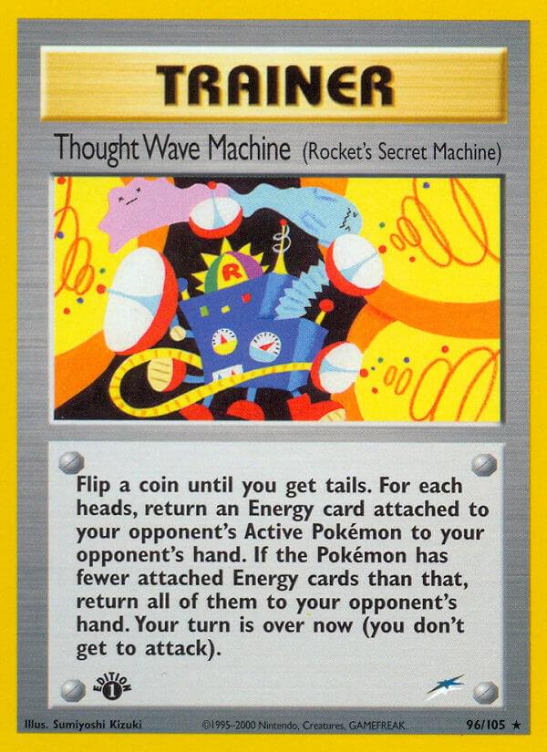 Neo Destiny [1st-Edition] Thought Wave Machine [1st-Edition] Pokémon card
