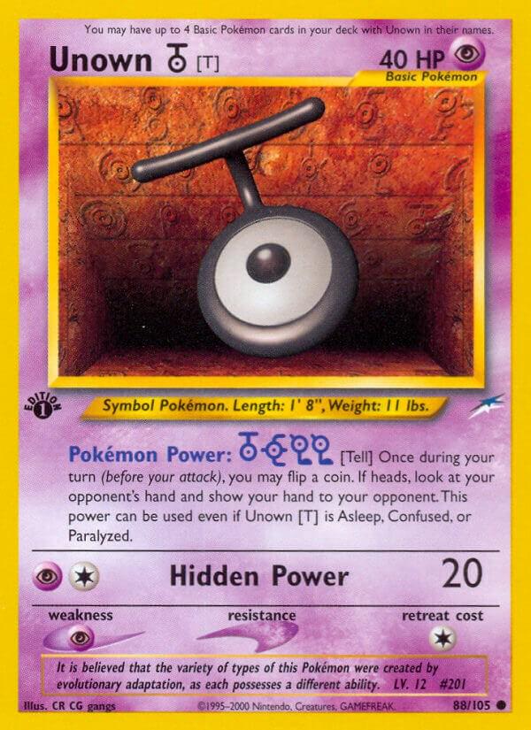 Unown T [1st-Edition]