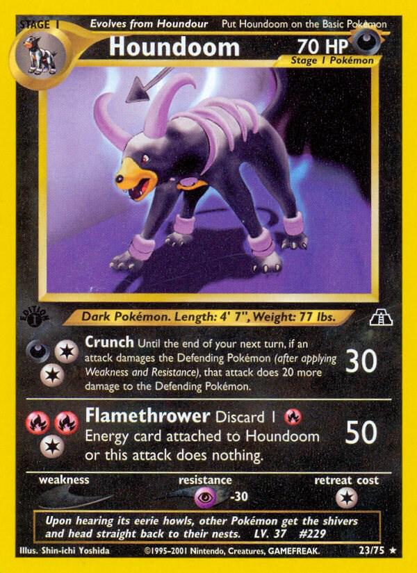 Neo Discovery [1st-Edition] Houndoom [1st-Edition] Pokémon card