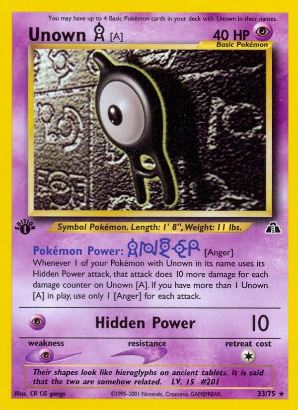 Unown A [1st-Edition]