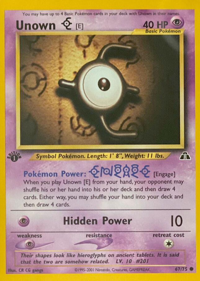 Unown E [1st-Edition]