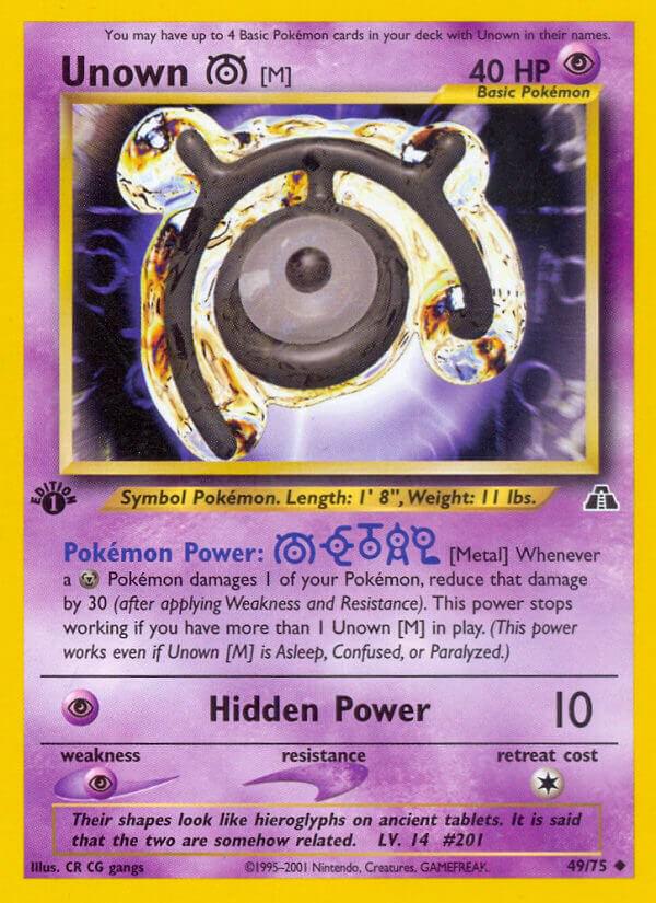 Unown M [1st-Edition]