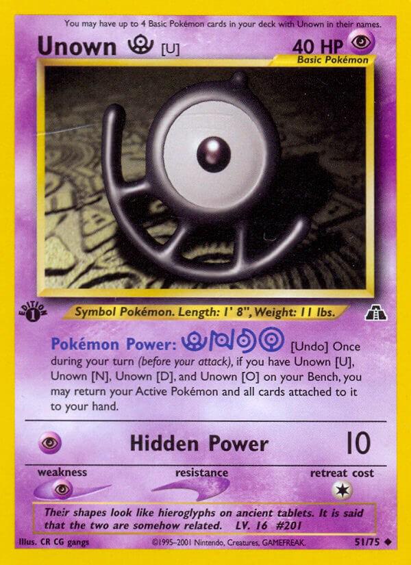 Unown U [1st-Edition]