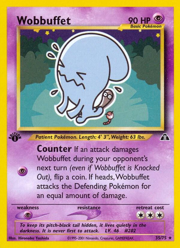 Neo Discovery [1st-Edition] Wobbuffet [1st-Edition] Pokémon card
