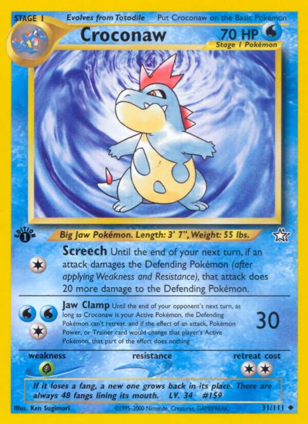 Croconaw [1st-Edition]