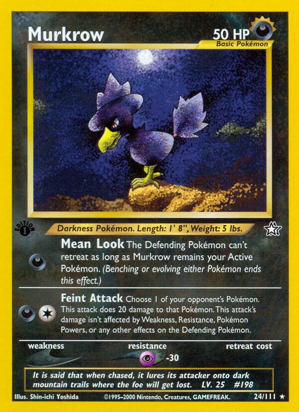 Neo Genesis [1st-Edition] Murkrow [1st-Edition] Pokémon card