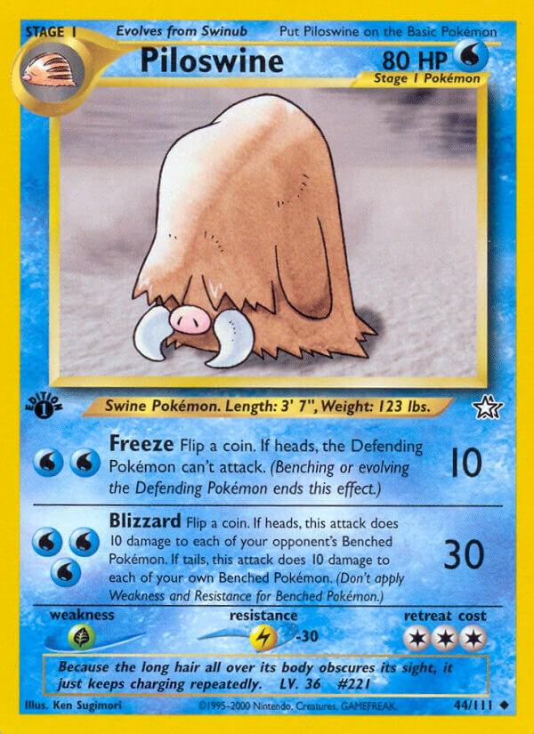 Piloswine [1st-Edition]