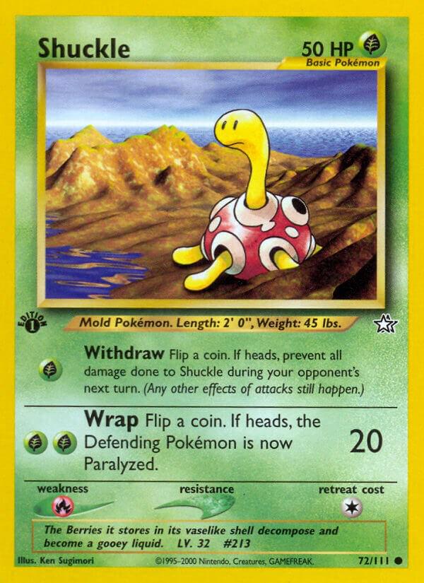 Neo Genesis [1st-Edition] Shuckle [1st-Edition] Pokémon card