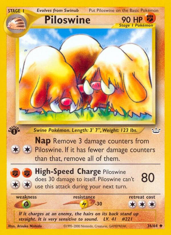 Piloswine [1st-Edition]