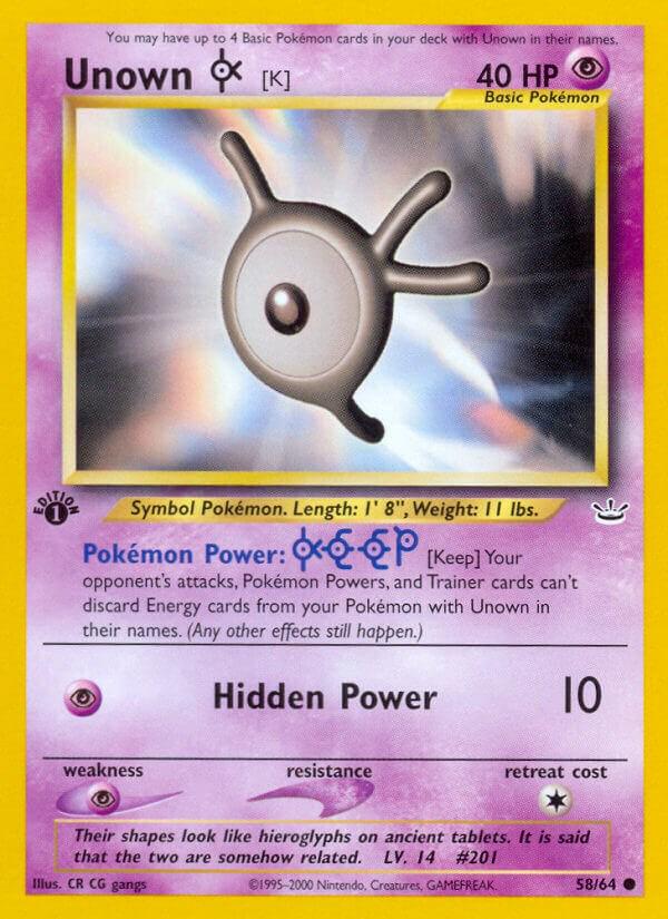 Unown K [1st-Edition]