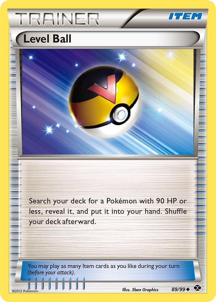Next Destinies Level Ball Pokémon card