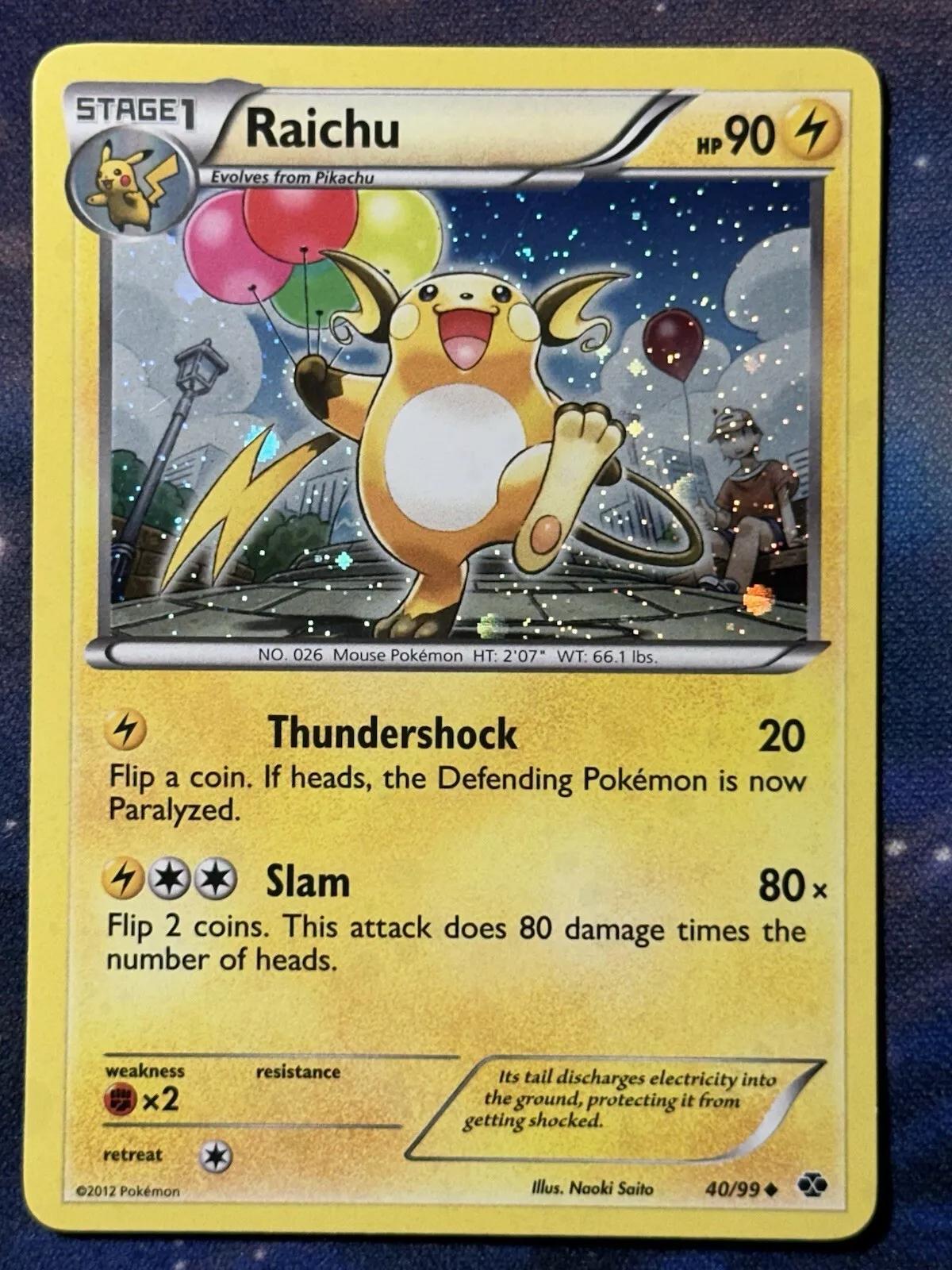 Next Destinies Raichu [Cosmos-Holo] Pokémon card